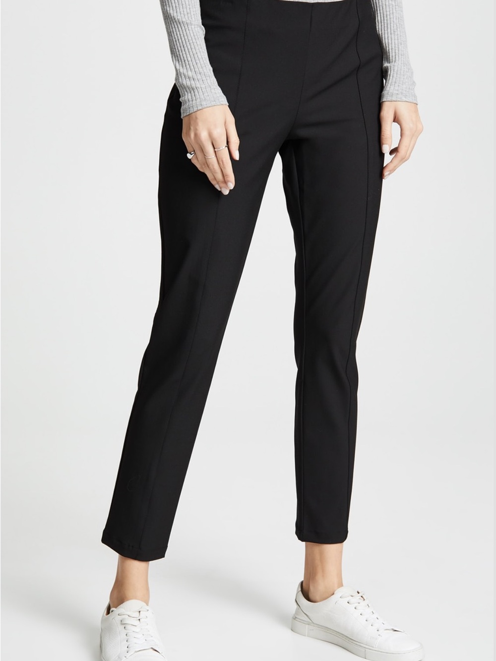 Hatch Black Tailored Cropped Ankle Pants